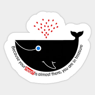 Happy Whale wonderful t-shirt Sticker
